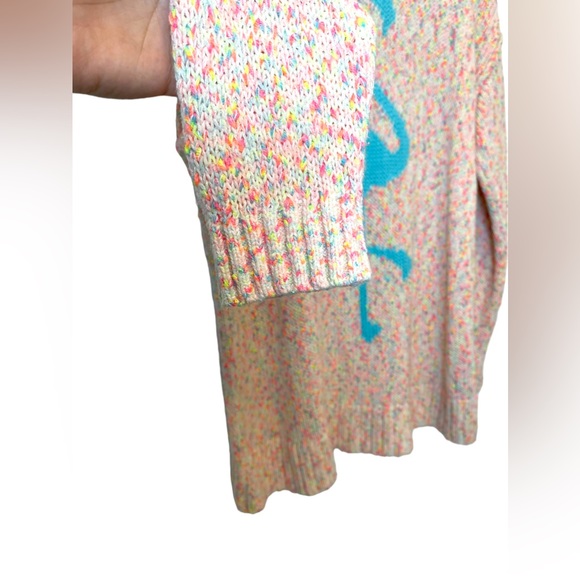 Torrid Flamingo Knit Crew Neck Sweater Multicolor color Size 0X - Picture 6 of 11